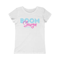 
              white boomshuga logo tee shirt / t-shirt for kids
            