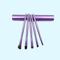 
              boomshuga mini makeup brush set for kids purple
            