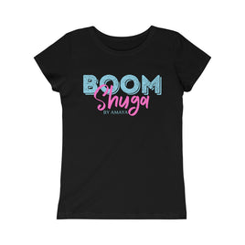 black boomshuga logo tee shirt / t-shirt for kids
